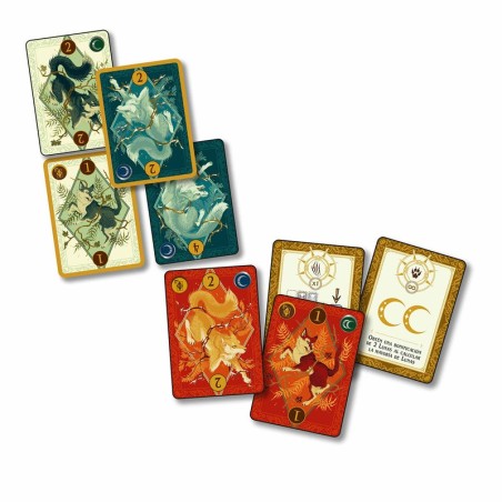 Moonlight: Gioco di carte per 2 giocatori e controllo area.