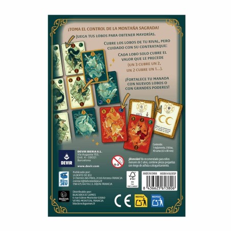 Moonlight: Jogo de cartas para 2 jogadores e controlo de área.