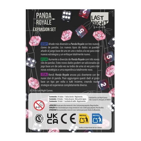 Panda Royale: Set di espansione - Nuovi clan e dadi per Panda Royale.