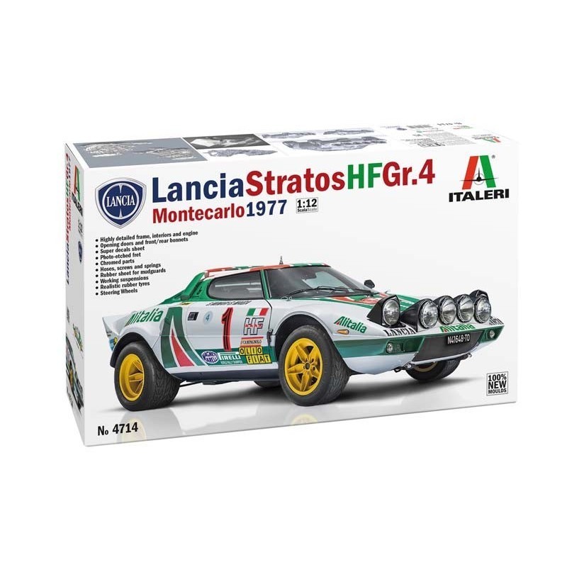 Lancia Stratos HF Gr.4, Monte Carlo 1977. (Caja Rota).