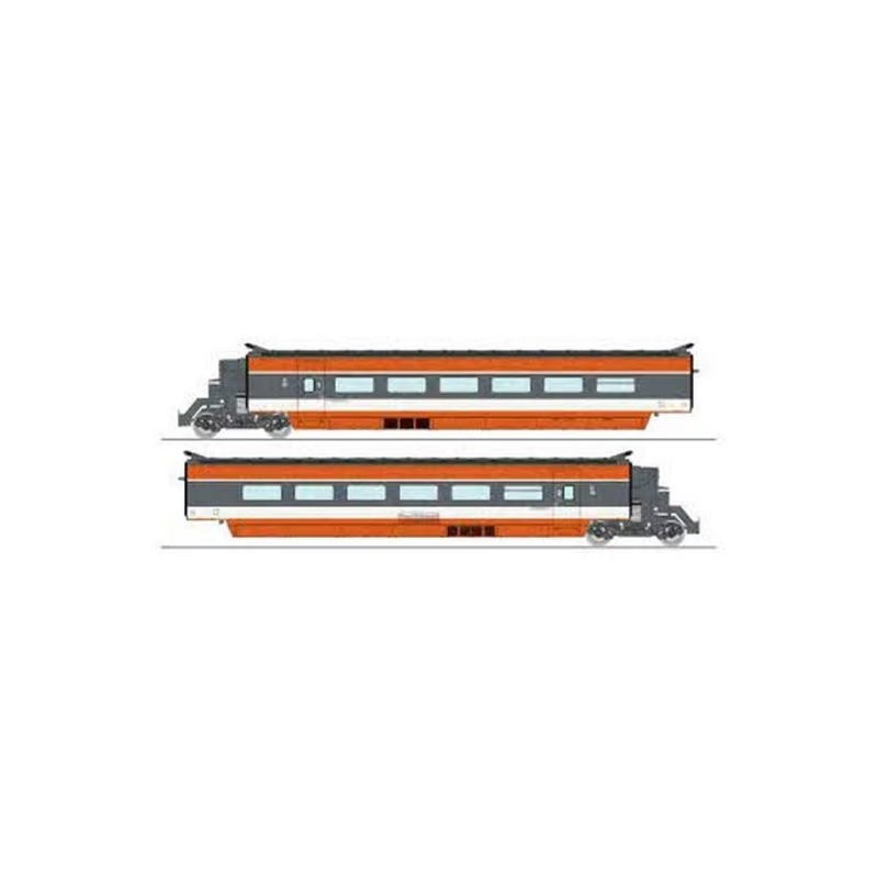TGV PSE, Rama 5, 2 Wagen. SNCF.