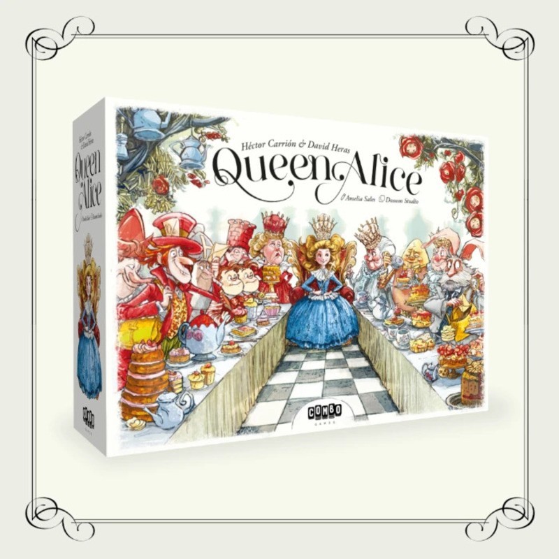 juego de estrategia de cartas y ajedrez queen alice de combo games - comprar en el taller del modelista