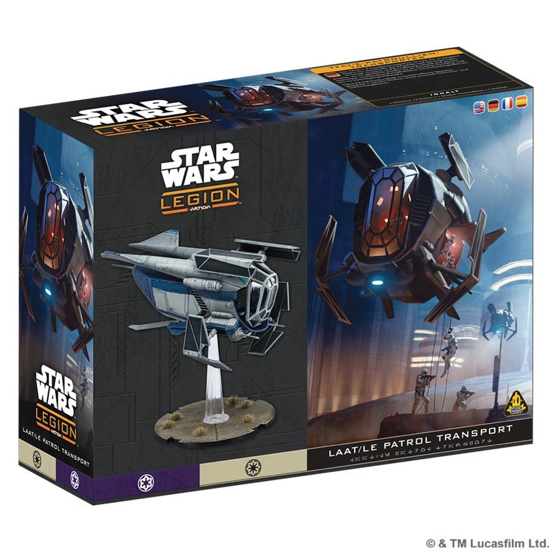 Star Wars Legion: Patrullera de Transporte LAAT/le - vehículo pesado.