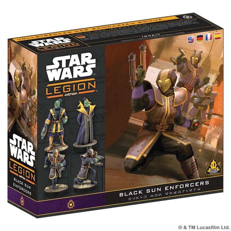 juego de miniaturas star wars legion ejecutores del sol negro de atomic mass games - comprar en el taller del modelista