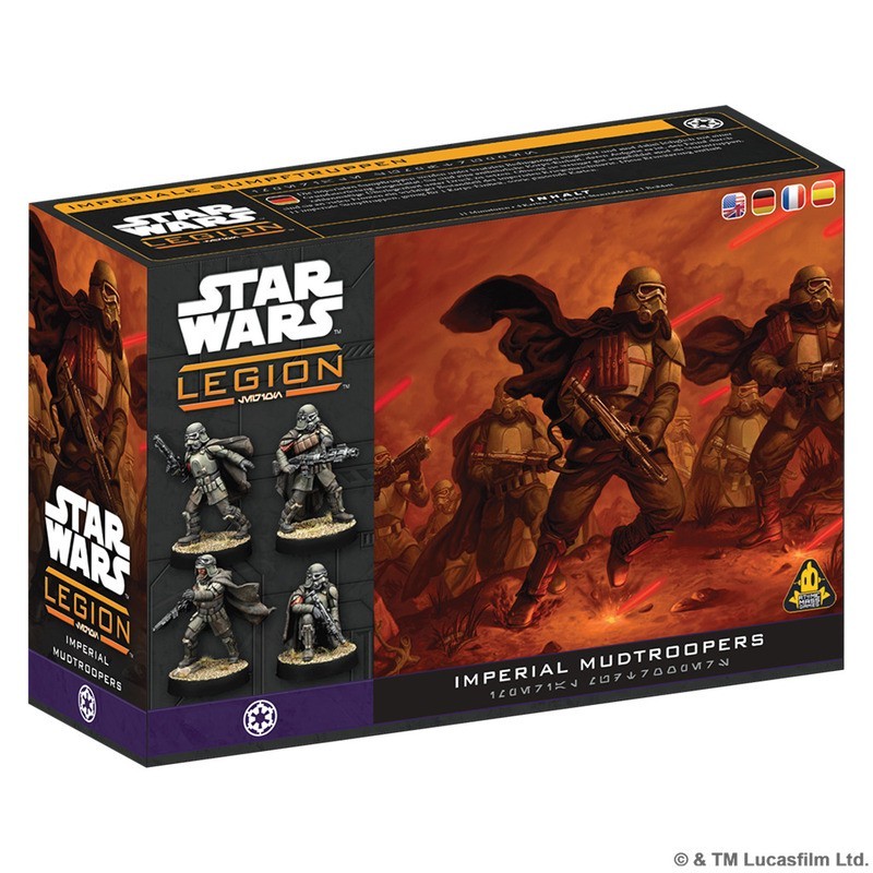 Star Wars Legion: Soldats impériaux de boue - Unité d’infanterie impériale