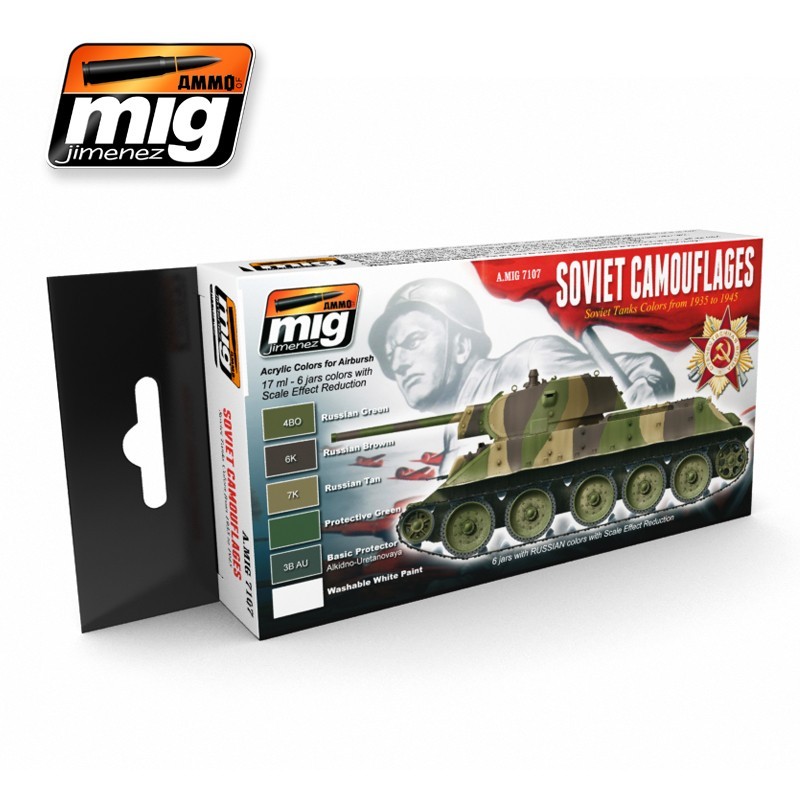 Set de camuflajes soviéticos 1935-45. AMIG 7107