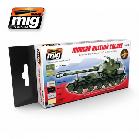 Modern Russian Camo Color Set. AMIG 7109