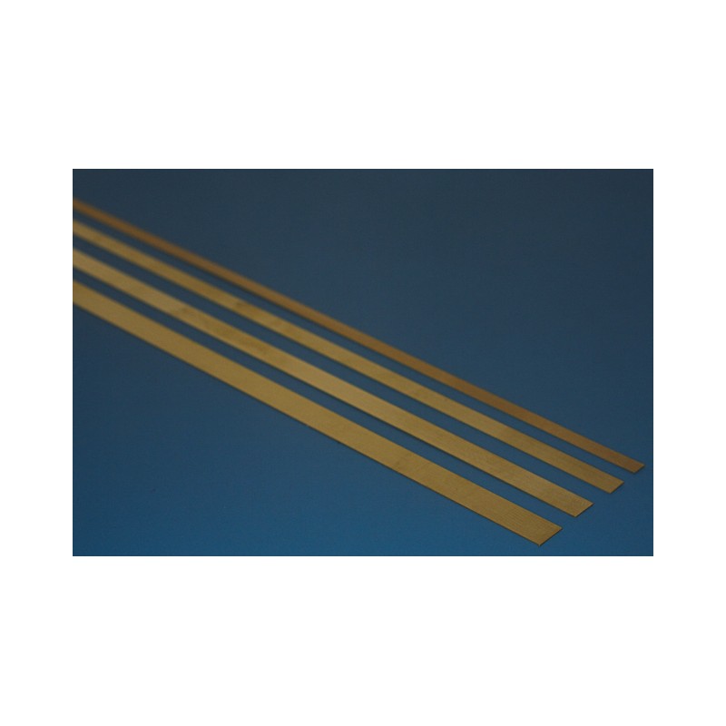 Brass strip 0,40 x 10 mm (x4). RB 051-40100 Brass strip 0,40 x 10 mm (x4). RB 051-40100