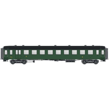 Coche de 3 clase OCEM C10myfi 36, SNCF.
