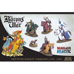 Edler Schlachtkommandant zu Pferd.