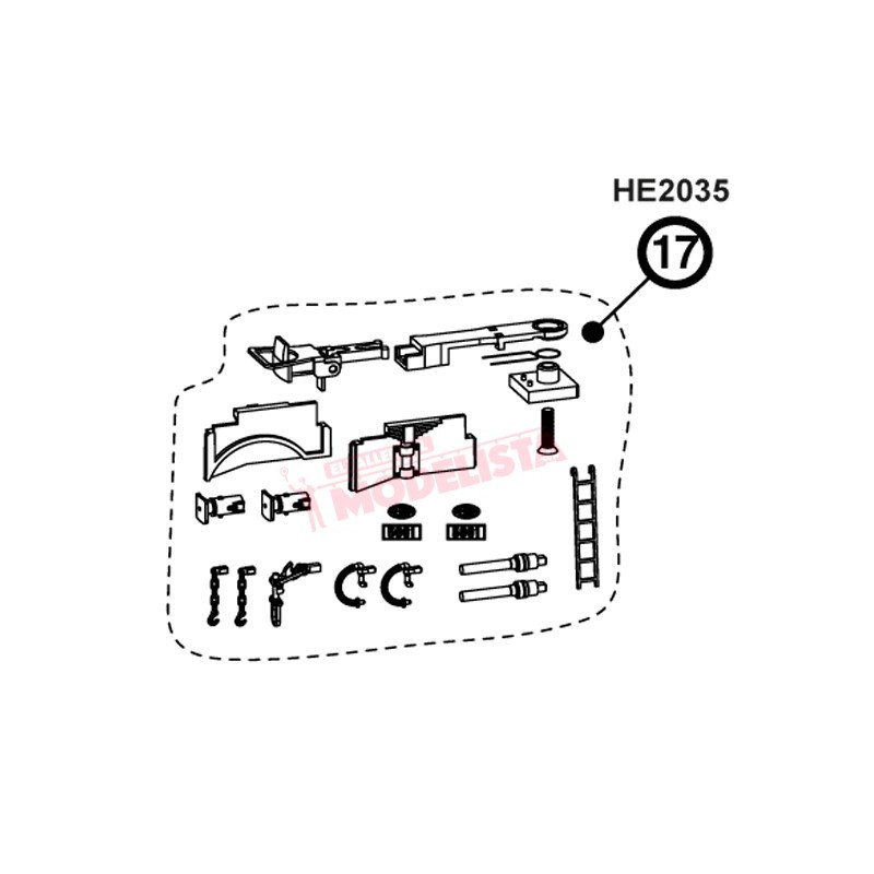 Borsa accessori. Pezzo di ricambio Santa Fe.