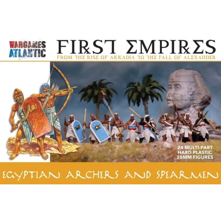 Infantería del Impero Nuevo de Egipto.