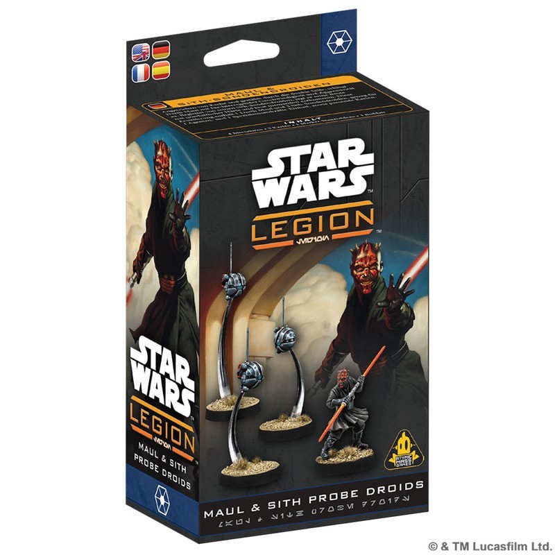 Star Wars Legion: Droïdes sondes Maul et Sith - expansion des agents et des forces spéciales.
