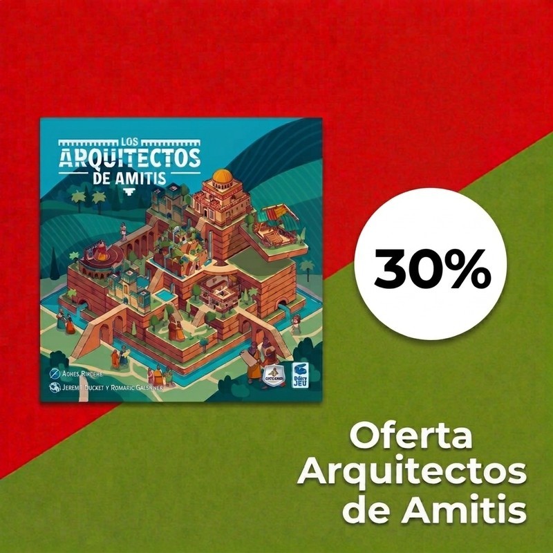 Los Arquitectos de Amitis: juego de mesa de estrategia y construcción.