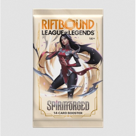 Riftbound: Spiritforged: Display de 24 sobres del TCG de League of Legends. Riftbound: Spiritforged: Display de 24 sobres del TCG de League of Legends.