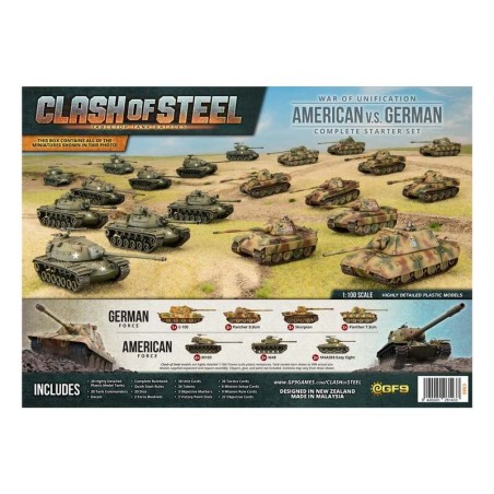 Clash of steel: War of unification - American VS German.