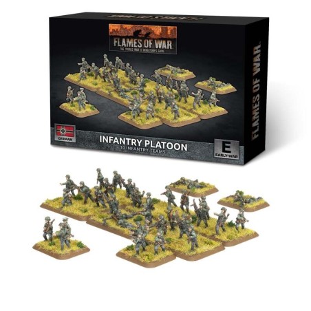 Flames of War German Grenadier Platoon miniatures set by Battlefront - buy at El Taller del Modelista