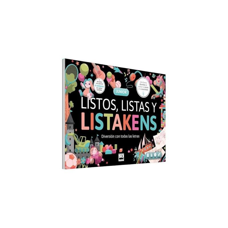 Juego de palabras Listos, listas y listakens junior.