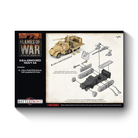 Flames of War 8.8cm FlaK37 Anti-tank Gun Platoon miniatures game by Battlefront - buy at El Taller del Modelista Flames of War 8.8cm FlaK37 Anti-tank Gun Platoon miniatures game by Battlefront - buy at El Taller del Modelista
