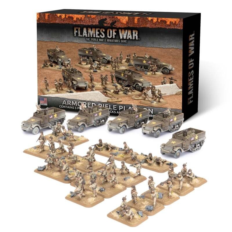 Flames Of War: Plotone Fucilieri Corazzati - Plotone di fanteria meccanizzata americana.
