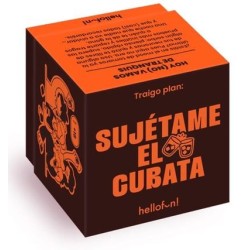 Sujétame el cubata.