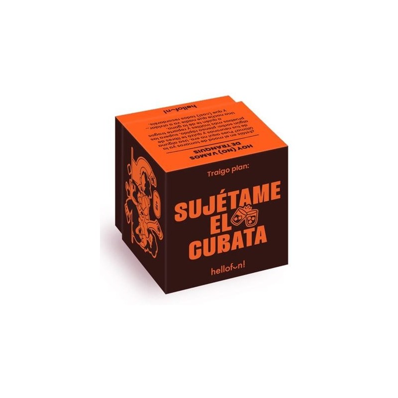 Sujétame el cubata.