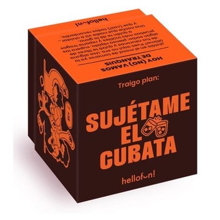 Sujétame el cubata.