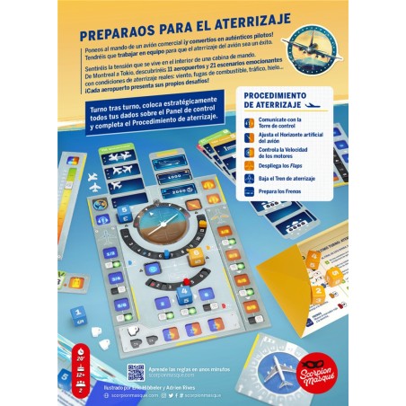 Sky Team cooperative aviation board game by Asmodee - buy at El Taller del Modelista