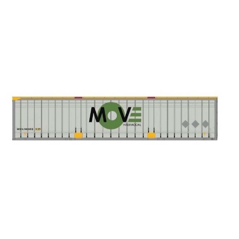 Conteneur de 45 pieds « Move Intermodal ». Conteneur de 45 pieds « Move Intermodal ».