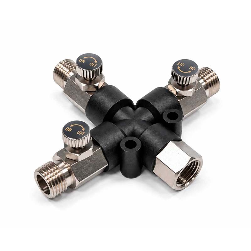 Schnellkupplungsset mit Adapter. Schnellkupplungsset mit Adapter.