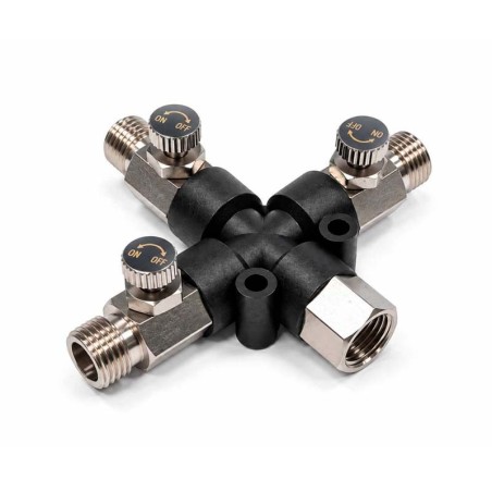 Kit de connecteurs rapides avec adaptateur.