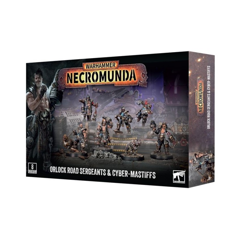 Necromunda: Sargentos de Orlock Road y Cibermantífaces.