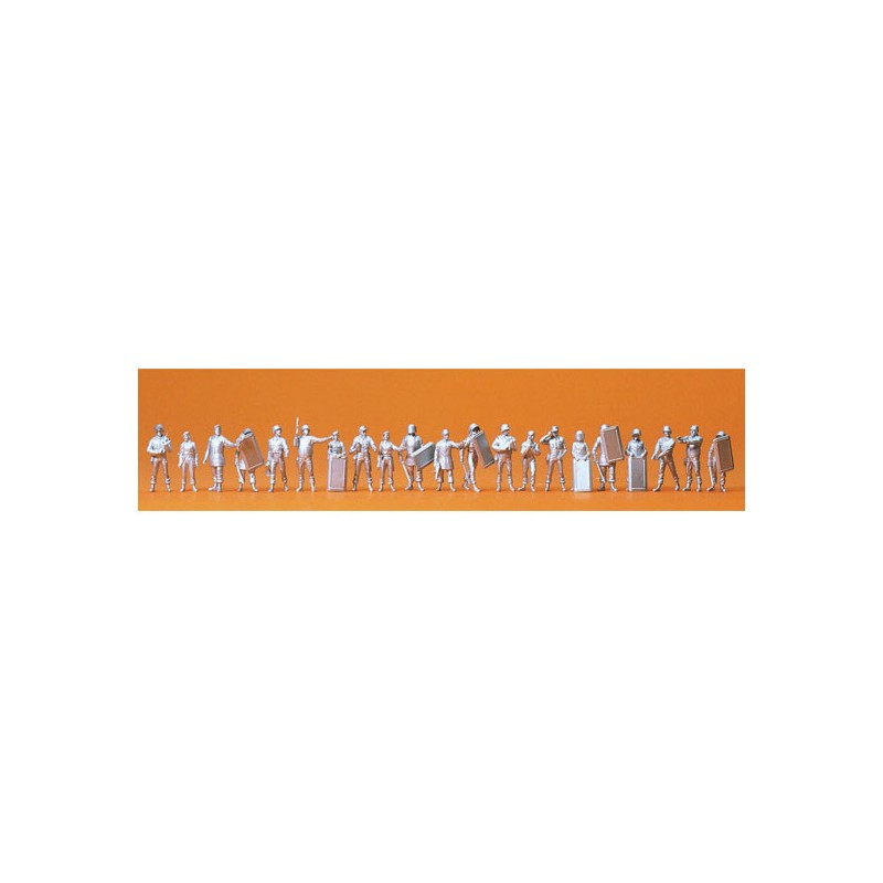 Set "Policía en acción". 21 figuras. PREISER 16350 Set "Policía en acción". 21 figuras. PREISER 16350