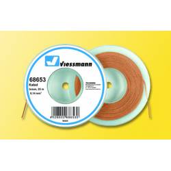 Brown wire, 0.14 mm.