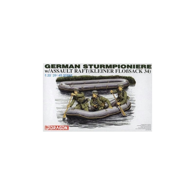Zapadores de asalto alemanes con lancha. DRAGON 6076