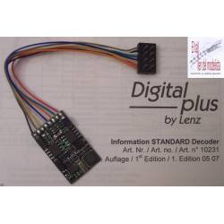 Locomotive decoder STANDARD+. LENZ 10231-02