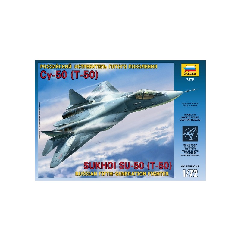 SU-50 Russian Fifth-generation fighter. ZVEZDA 7275