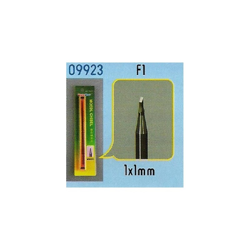 Cincel para modelismo, 1mm. TRUMPETER 09923