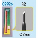 Cincel para modelismo, 2 mm. TRUMPETER 09926