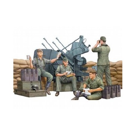 German anti aircraft gun crew. TRUMPETER 00432