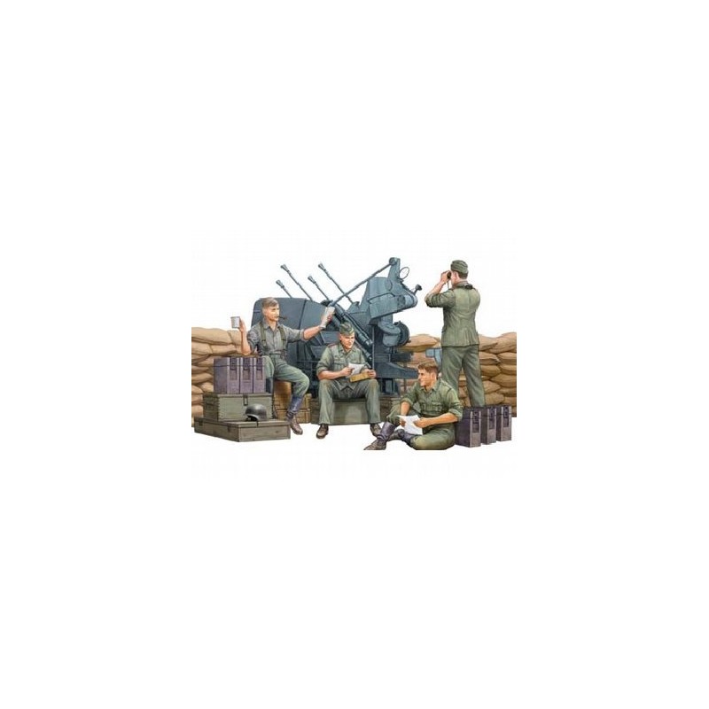 German anti aircraft gun crew. TRUMPETER 00432