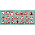 Road signs: Warning. ETM 9008