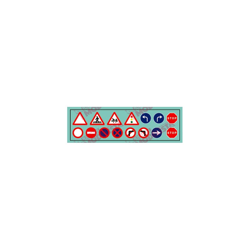 Road signs: Urban. ETM 9011