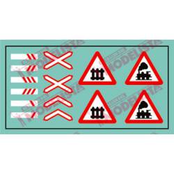 Road signs: Train.