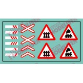 Road signs: Train. ETM 9012