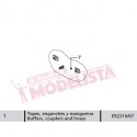 Set of buffers, couplers and hoses. ER2319/07 Set of buffers, couplers and hoses. ER2319/07