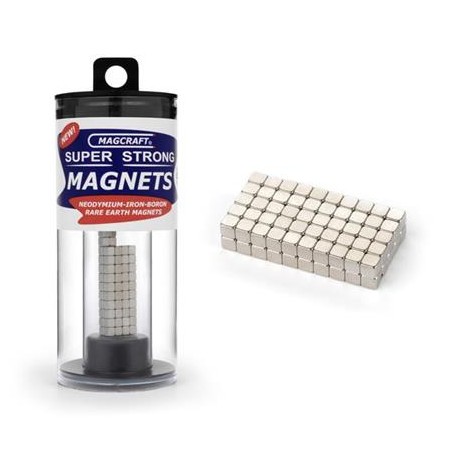 Cube magnets. 3,2 mm (x100). MAGCRAFT NSN0570