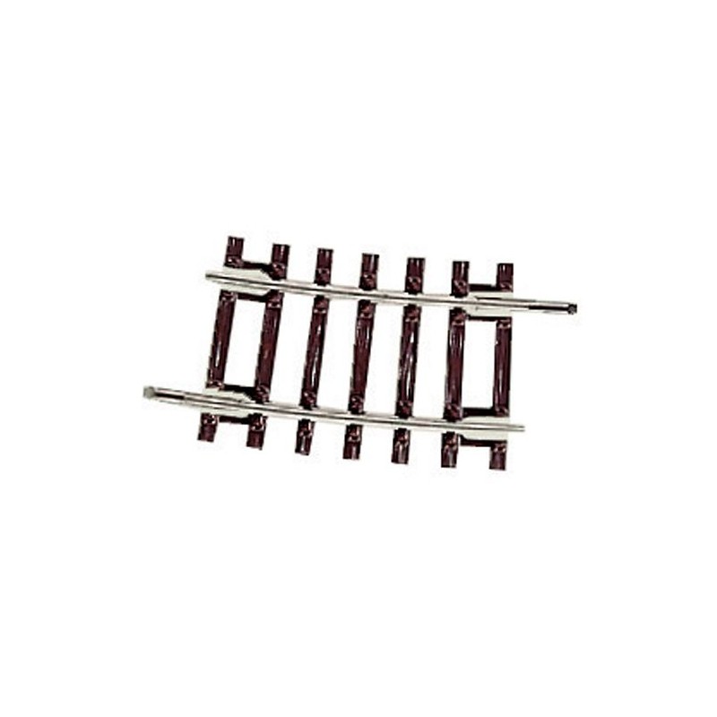 Vía curva R2 358 mm. 7,5 grados. ROCO 42408