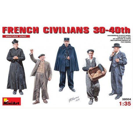 Civiles franceses. MINIART 38004