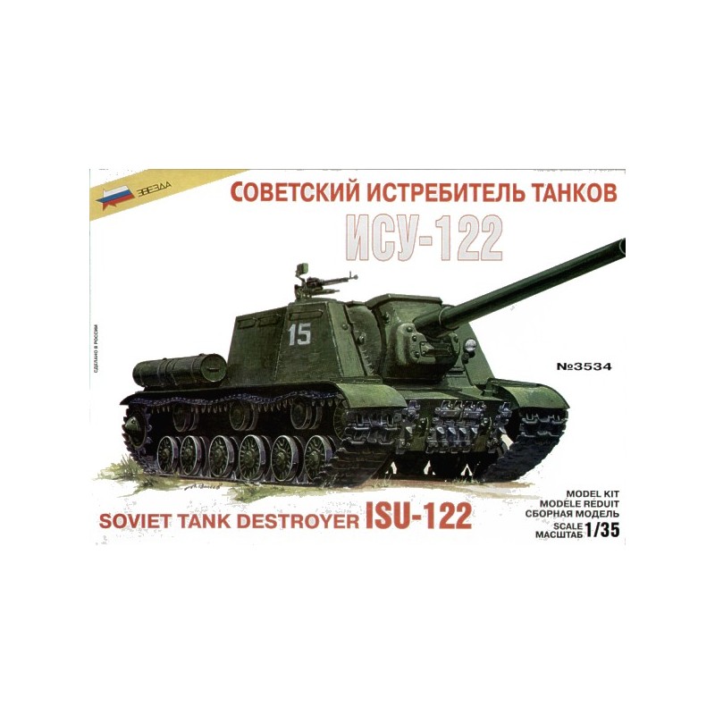 Tanque soviético ISU-122. ZVEZDA 3534